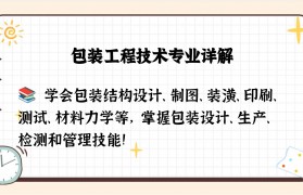 包装工程技术是干什么的啊(包装工程技术是干什么的啊知乎)